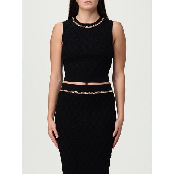 Elisabetta Franchi Top Woman Black